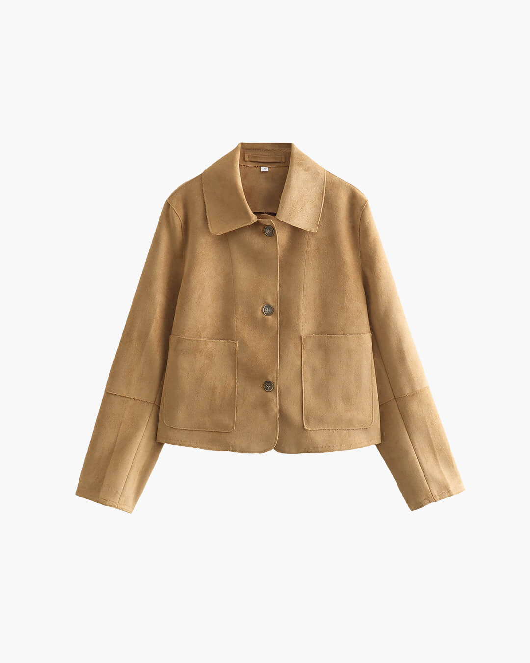 SOKYND Edie Faux Suede Cropped Jacket JacketSOKYND-211159-M-OS-85623M