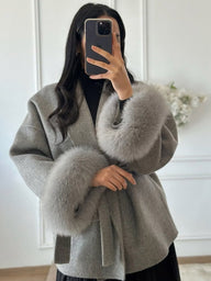 Ellianna Faux Fur Coat