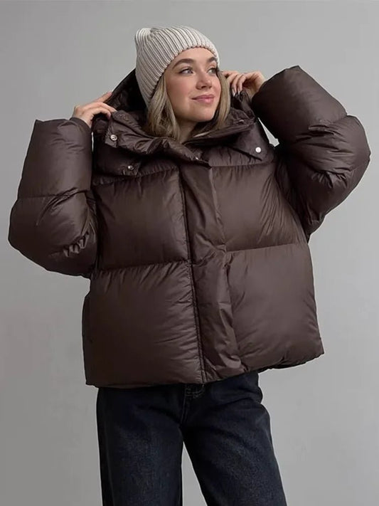 SOKYND Ellie Lightweight Puffer Jacket JacketSOKYND-336983-BRO-S-20791BrownS