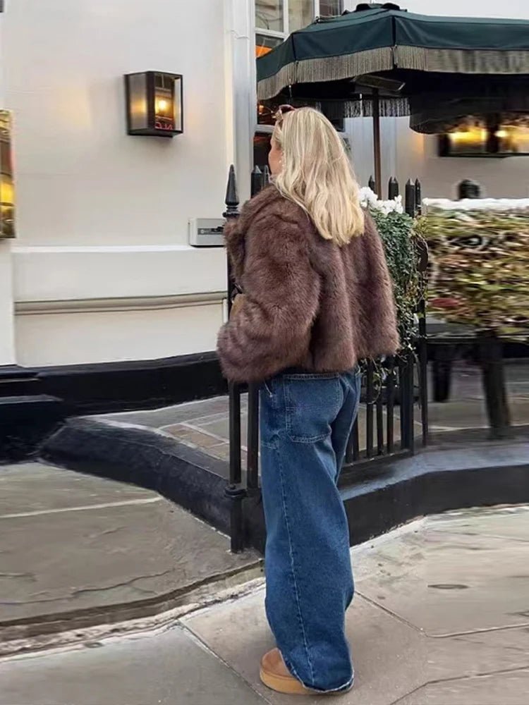SOKYND Estelle Faux Fur Coat Coats & JacketsvD1767356248753918275CoffeeS