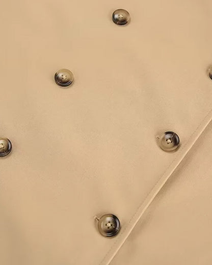 SOKYND Esther Classic Double Breasted Trench Coat CoatSOKYND-187735-BEI-M-65559BeigeM