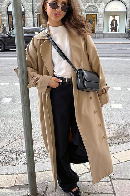 SOKYND Esther Classic Double Breasted Trench Coat CoatSOKYND-187735-BEI-M-65559BeigeM