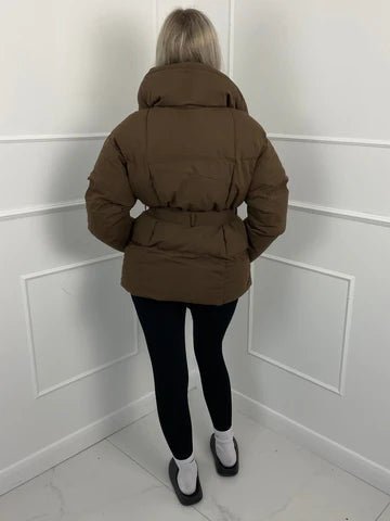 SOKYND Eva Puffer Jacket JacketSOKYND-922199-BRO-S-92247BrownS