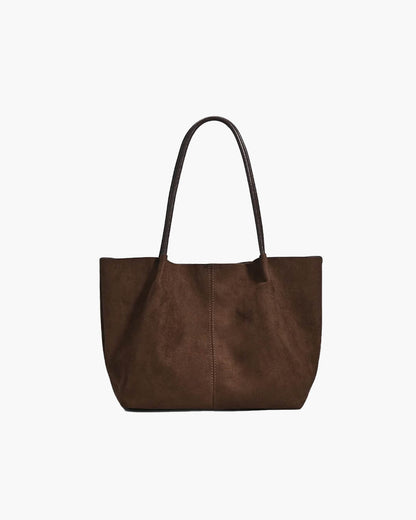 SOKYND Gina Suede Tote with Pouch BagSOKYND-414231-BRO-OS-12055Brown