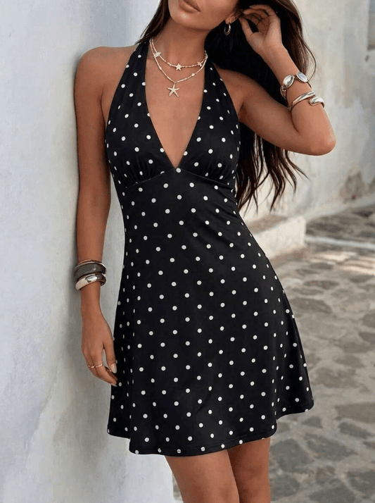 SOKYND Harper Backless Polka Dot Mini Dress DressSOKYND-922327-XS-OS-33335XS