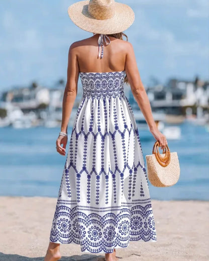 SOKYND Heloise Sleeveless Crop Midi Set Matching SetsM