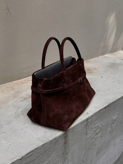 SOKYND Isabel Suede Bag BagSOKYND-234071-BRO-R-74199BrownRegular