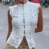 Ivy Sleeveless Lace Top