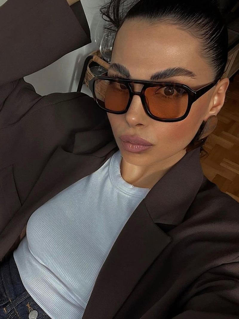 SOKYND Jenny Oversized Cat-Eye Sunglasses AccessoriesSOKYND-102999-TOR-OS-51607Tortoise / Orange