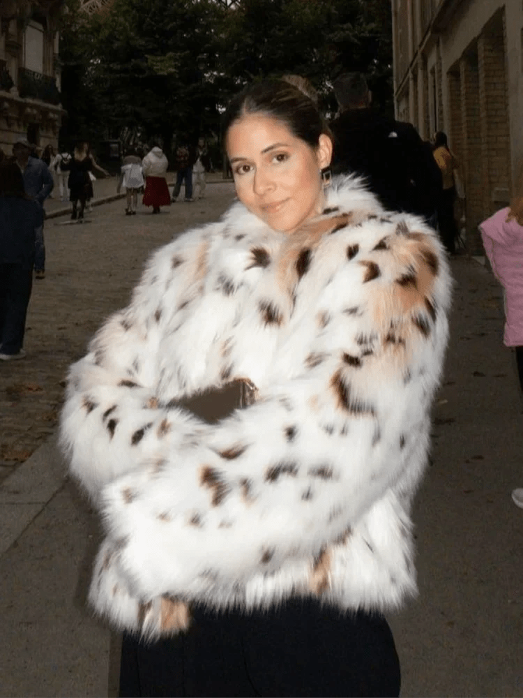 SOKYND Josephine Leopard Faux Fur Coat Coats & Jacketshu1767625273836626982White LeopardXS