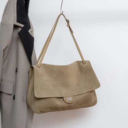 SOKYND Lara Matte Suede Crossbody Tote BagSOKYND-215383-BEI-OS-67863Beige