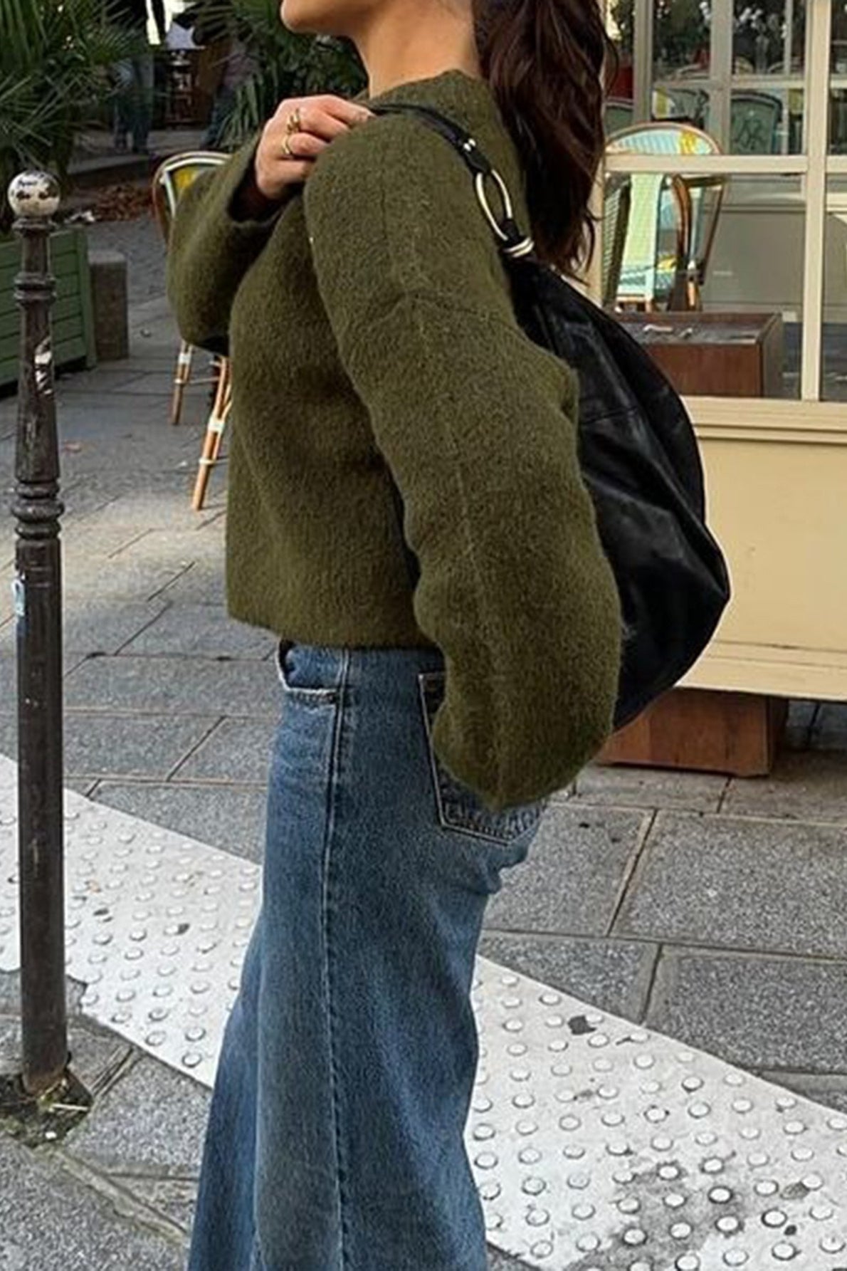SOKYND Lara Ribbed Knit Sweater SweaterSOKYND-480535-S-GREEN-65591GreenOne Size