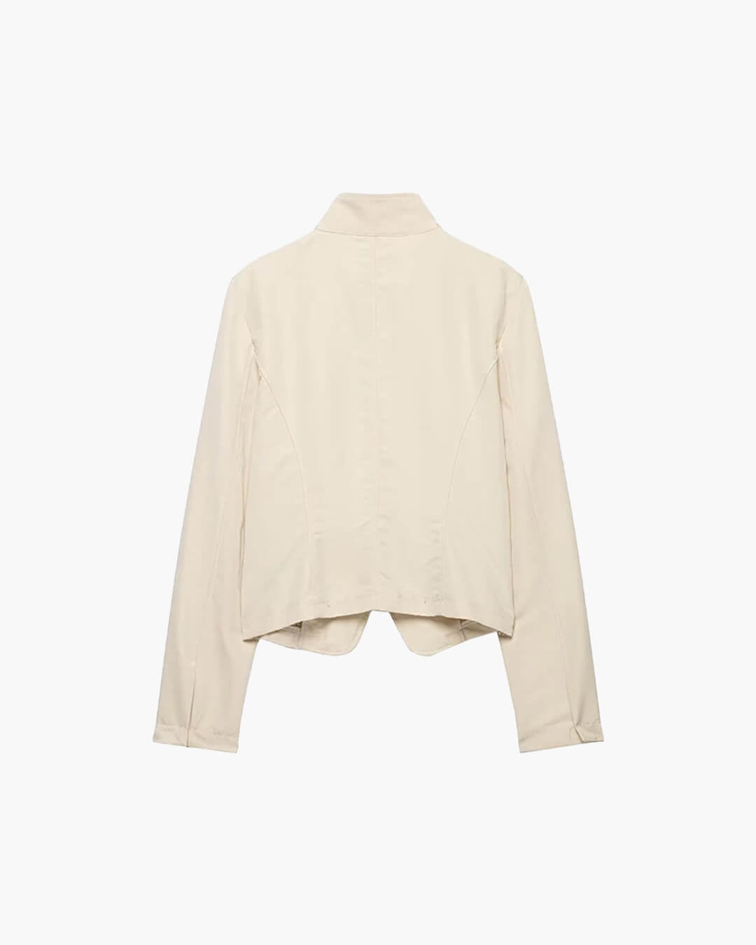 SOKYND Linda Double-Breasted Funnel Neck Blazer BlazerSOKYND-474583-BEI-S-32087BeigeS