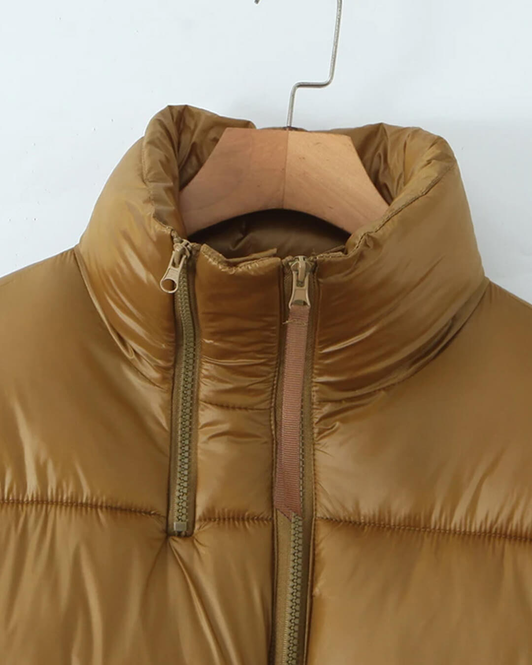SOKYND Linda Shiny Puffer Jacket JacketGoldS