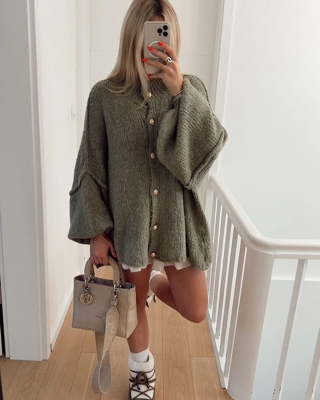 SOKYND Lisa Long Cardigan Knit CardiganSOKYND-458967-OLI-S-32695OliveS