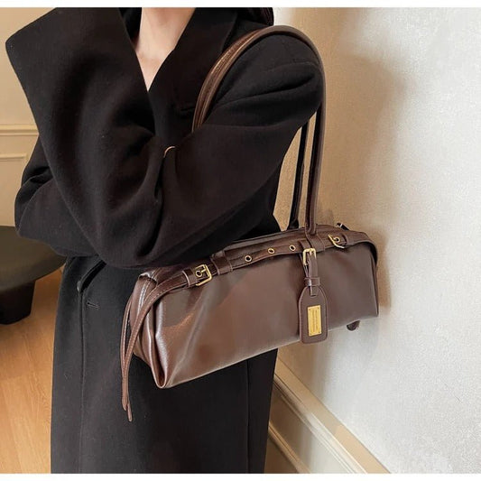 Melanie Structured Shoulder Bag