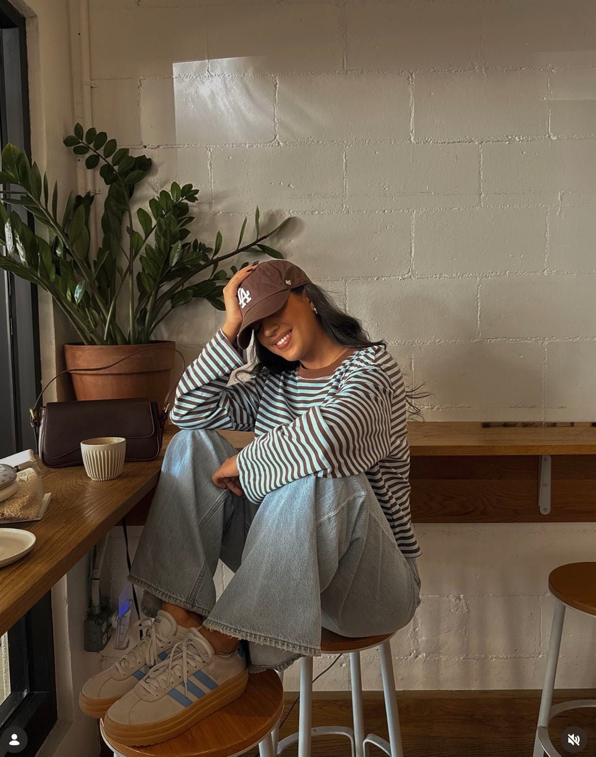 SOKYND Melissa Striped Oversized Knit Sweater SweaterSOKYND-358871-TUR-XS-89783TurquoiseXS