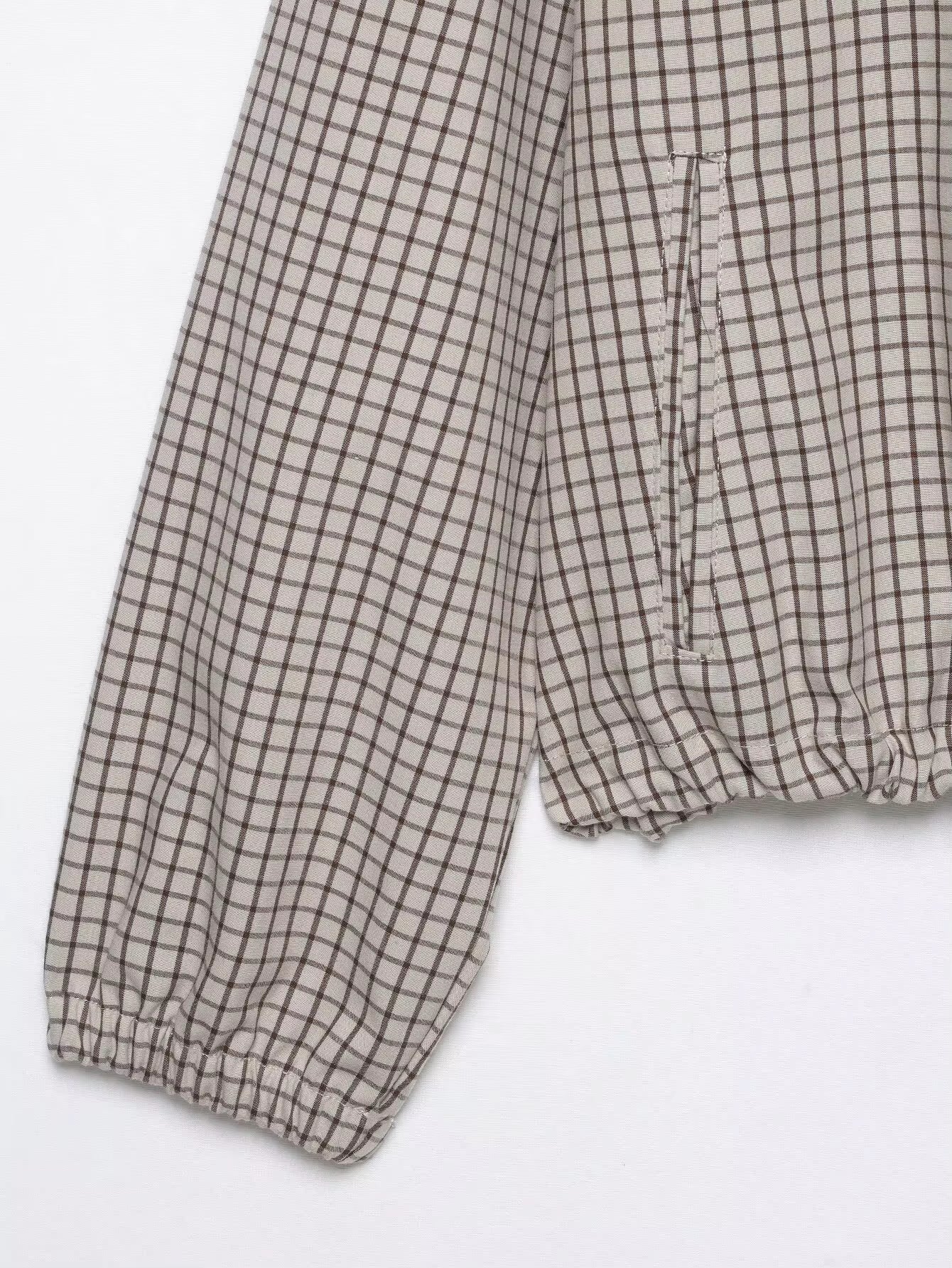 SOKYND Mila Plaid Hooded Cropped Jacket JacketSOKYND-231575-L-OS-33015L