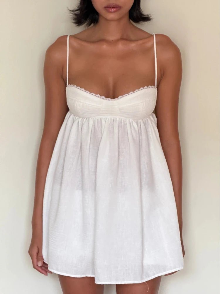 SOKYND Nadia Lace Trim Babydoll Short Set Matching SetsSOKYND-978903-S-OS-44951S