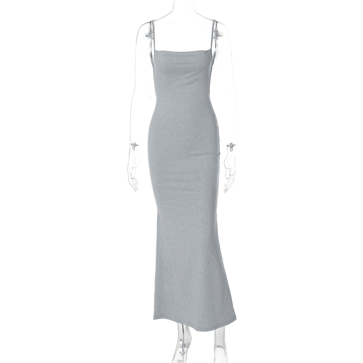 SOKYND Nadira V Neck Strap Midi Dress DressLight GreenXS