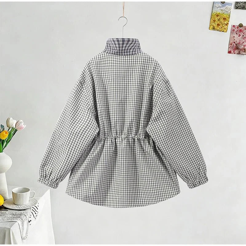 SOKYND Neva Plaid Zip Jacket JacketPlaidM