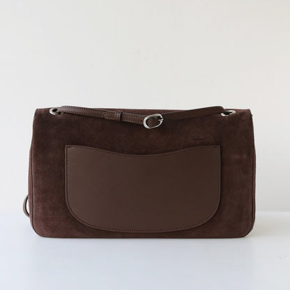 SOKYND Olivia Frosted Leather Retro Tote Bag BagSOKYND-200151-BRO-S-08311BrownS