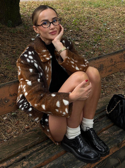 SOKYND Rachel Bambi Faux Fur Jacket JacketSOKYND-693463-SUI-L-26455JacketL