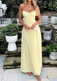 Rafaela Corset Bodice Maxi Dress