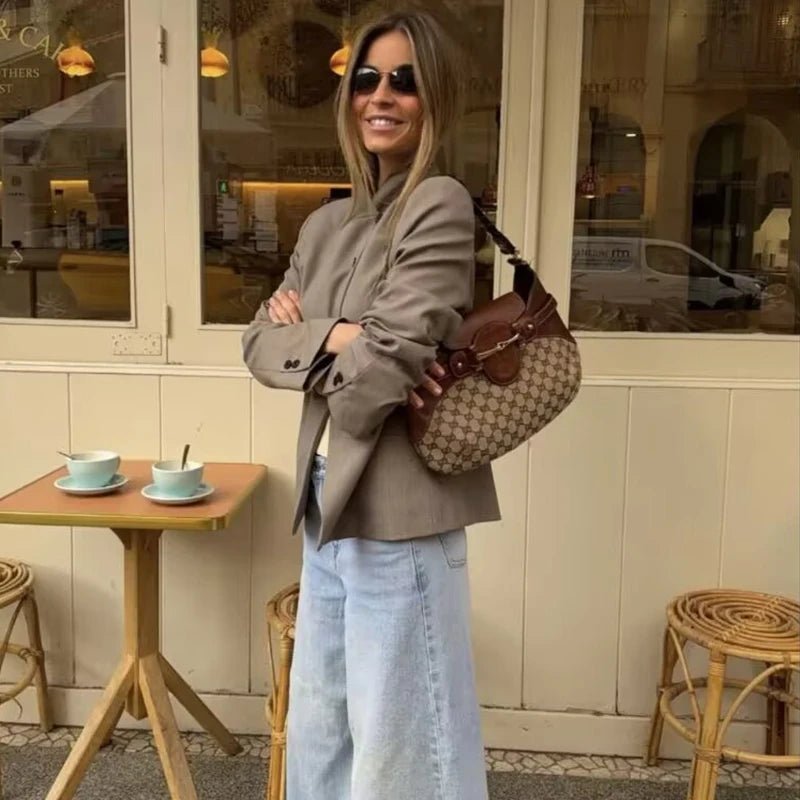 SOKYND Rhea Spring Travel Blazer Coats & JacketsSOKYND-363287-KHA-XS-02583KhakiXS