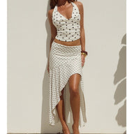 Natalie Polka Dot Two-Piece Set