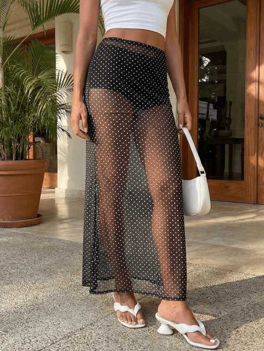 SOKYND Vivienne Polka Dot Maxi Skirt SkirtSOKYND-672407-S-OS-62231S