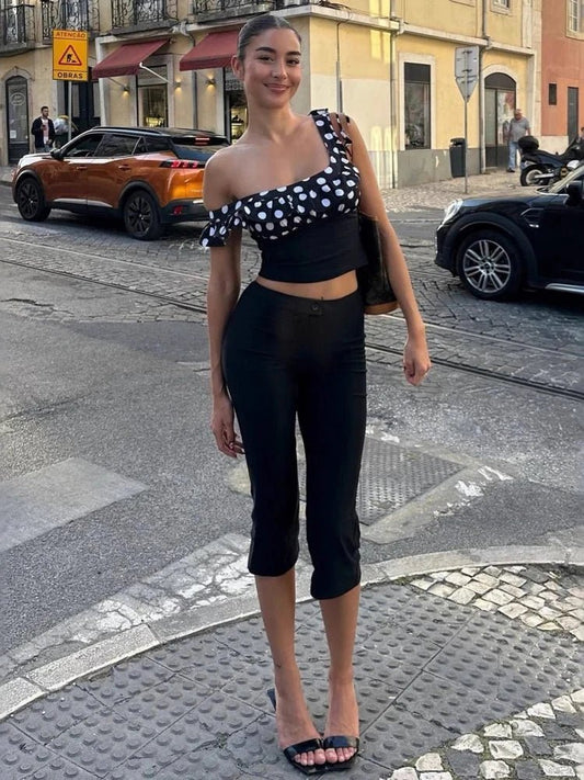 SOKYND Xanthe Black Capri Activewear Pants PantsSOKYND-098903-DEF-S-04855S