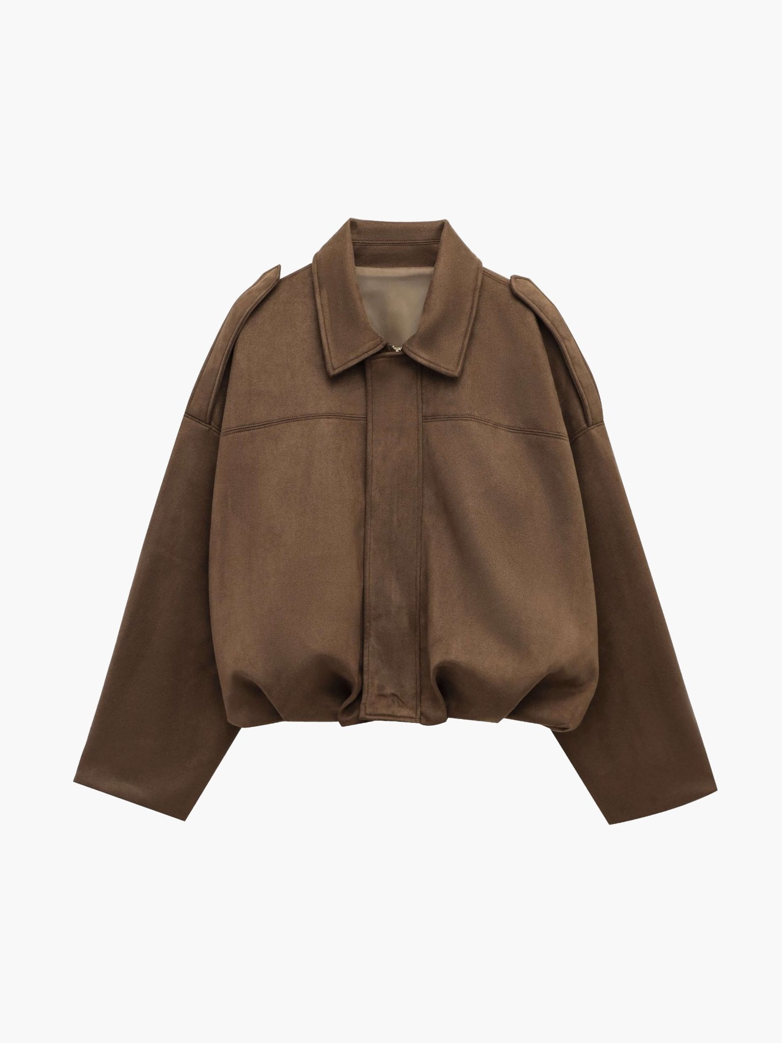 Zelda Suede Bomber Jacket